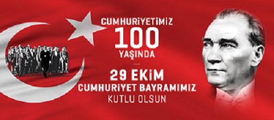  KAYMAKAMIMIZ SAYIN MESUT YAKUTA’NIN “29 EKİM CUNHURİYET BAYRAMI “KUTLAMA MESAJI